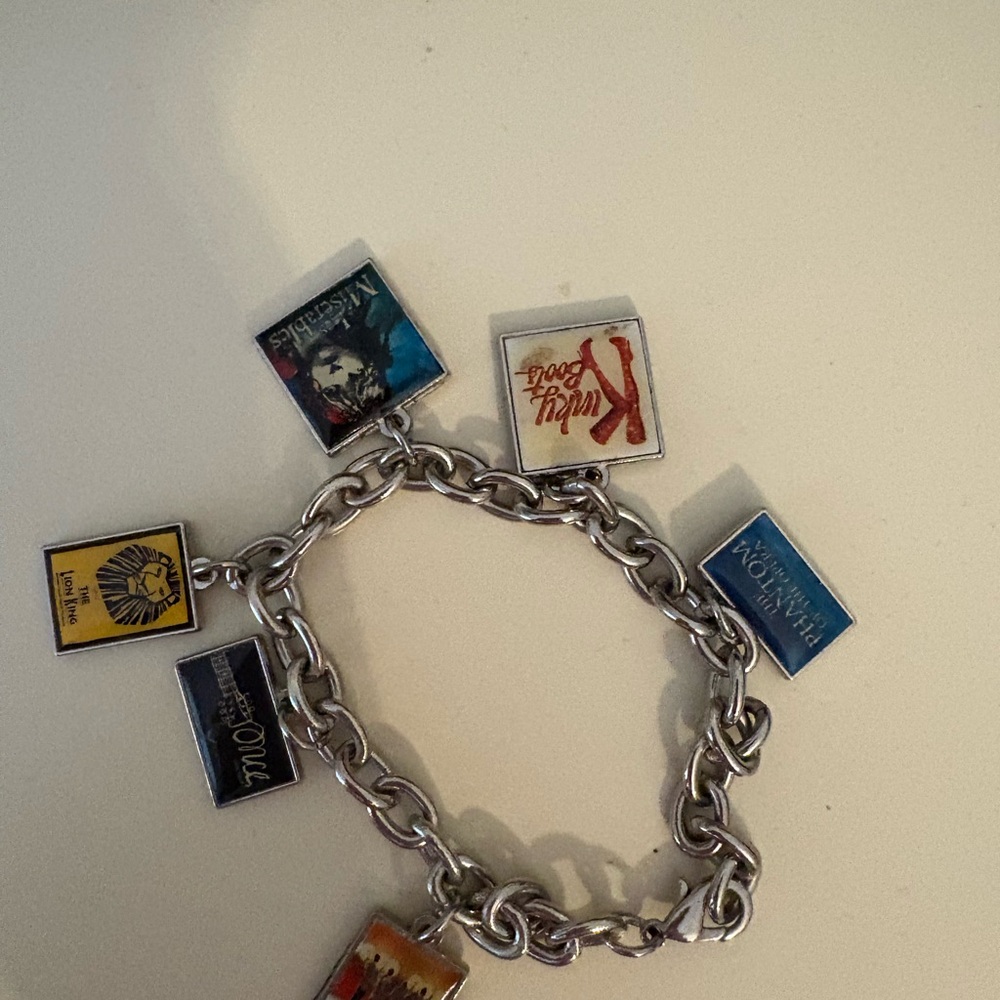 Broadway Playbill Charm Bracelet Official Bracelet sold by Playbill store
